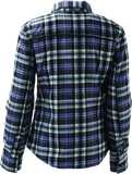 River Road Cameo Flannel Moto Shirt Womens - Small