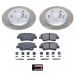 Power Stop 20-22 Kia Forte Rear Semi-Coated Rotor Kit