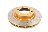 DBA 2012 Toyota 4Runner/11-12 FJ Cruiser Front Drilled and Slotted 4000 Series Rotor