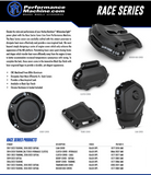 Performance Machine Race Series Rocker Box Covers - Black Ops