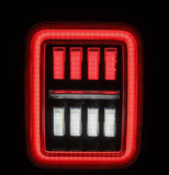 AlphaRex 19-24 Jeep Gladiator JT Nova-Series Prismatic LED Tail Lights - Black-Red