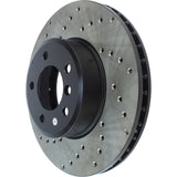 StopTech 09-10 BMW 535i xDrive SportStop Cryo Cross Drilled Front Right Rotor
