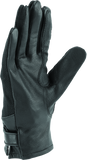 Kuryakyn Leather By River Road Pecos Leather Mesh Gloves Black - Small