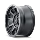 Dirty Life 9307 Drifter 17x8.5/6x139.7 BP/-6mm Offset/106mm Hub Matte Black Wheel - Beadlock