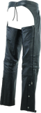 Kuryakyn Leather By River Road Longhaul Leather Chaps Black - Large