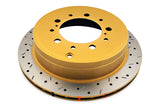 DBA 07+ Toyota Land Cruiser 200 Series Rear Drilled and Slotted 4000 Series Rotor