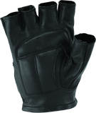 Kuryakyn Leather By River Road Diamond Shorty Gloves Black Womens - Small