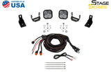Diode Dynamics 2022+ Ford Maverick, C2 Sport Stage Series Ditch Light Kit Pro Yellow Combo