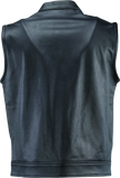 Kuryakyn Leather By River Road Vandal Club Vest Black - Small