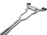 AWE Tuning 2021+ Cadillac CT4-V Blackwing SwitchPath Exhaust - Diamond Black Tips
