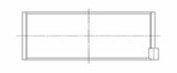 ACL Ford 4 BD Series 1099-1700cc 010 Oversized High Performance Rod Bearing Set