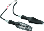 BikeMaster 8 Led Turn Signals Pair - Black