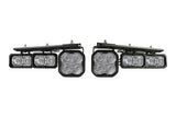 Diode Dynamics 21-Up Ford Bronco Stage Series Fog Pocket Kit - Yellow Max