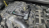 J&amp;L 16-25 Dodge Durango / Jeep Grand Cherokee 3.6L Oil Separator 3.0 Passenger Side - Clear Anod