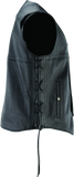 Kuryakyn Leather By River Road Old Skool Leather Vest Black - Large