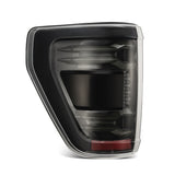 AlphaRex 21-23 Ford F-150 LUXX LED Taillights - Alpha-Black w/ BLIS