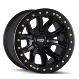Dirty Life 9303 DT-1 20x9 / 6x135 BP / 12mm Offset / 87.1mm Hub Matte Black Wheel - Beadlock