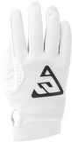 Answer 25 Peak Gloves White/Black Logo Youth - Large