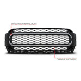 ANZO 21-23 Ford F150 Black Housing Full LED Light Tube Front Grille
