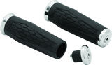 Kuryakyn Hex Grips 1inch Universal Chrome
