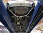 aFe MACH Force-Xp 13-16 Audi Allroad L4 SS Axle-Back Exhaust w/ Blue Flame Tips