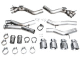 AWE Tuning 23-24 BMW G87 M2 Track Edition Exhaust - Chrome Silver Tips
