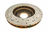 DBA 7/90-96 Turbo/6/89-96 Non-Turbo 300ZX Front Drilled & Slotted 4000 Series Rotor