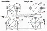 GReddy 70mm Exhaust Oval Gasket
