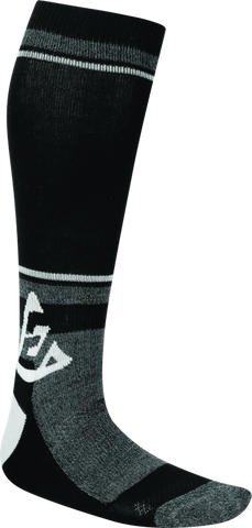 Answer Moto Socks Black Youth - Small/Medium