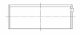 ACL Chevrolet V8 305-350-400 Race Series Narrowed .010 Conrod Rod Bearing Set