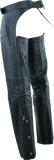 Kuryakyn Leather By River Road Longhaul Leather Chaps Black - Large