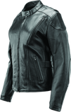 Kuryakyn Leather By River Road Race Leather Jacket Black Womens - Small
