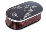 K&N Small Oval Electric Design 2in h