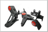 Innovative 94-01 Integra K-Series Black Steel Mounts 75A Bushings (Not K24 Trans)