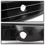 xTune Chevy Silverado 99-02 Amber Reflector Bumper Lights Black CBL-JH-CS99-AM-BK
