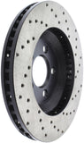StopTech Power Slot 05-10 Mustang GT V8-4.6L Front Right Drilled Rotor