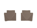 WeatherTech 07+ Nissan Versa Rear Rubber Mats - Tan