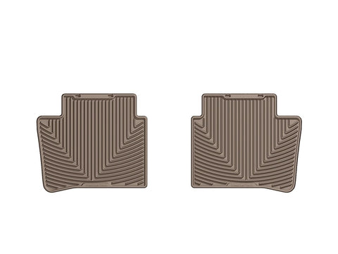 WeatherTech 07+ Nissan Versa Rear Rubber Mats - Tan