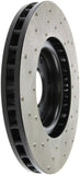 StopTech 03-06 Mitsubishi Lancer Evo AWD Drilled Left Front Rotor