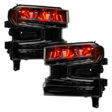 Oracle 19-21 Silverado/Sierra 1500 RGB Demon Eye Headlight Kit - w/o Controller