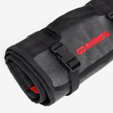 Go Rhino XVenture Gear Tool Roll - Small (4x4in. Closed) 12oz Waxed Canvas - Black