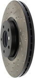 StopTech 07-09 Mazda 3 Right Front Slotted & Drilled Rotors