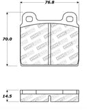 StopTech Performance 75-95 Alfa Romeo 2000 Spider/Graduate/Veloce Front Brake Pads