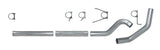 Diamond Eye KIT 4in Catback MFLR RPLCMENT PIPE Single SS: 2004.5-2007.5 DODGE CUMMINS 600