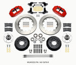 Wilwood Narrow Superlite 6R Front Hub Kit 14.00in Red 82-92 Camaro//Firebird