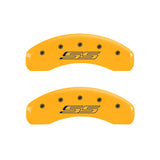 MGP Front set 2 Caliper Covers Engraved Front Bowtie Black finish silver ch