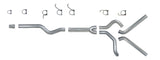 Diamond Eye KIT 4in Catback MFLR RPLCMENT PIPE DUAL SS: 2006-2007.5 CHEVY/GMC 6.6L 2500/3500