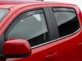 WeatherTech 15+ Chevy Colorado Front and Rear Side Window Deflectors - Dark Smoke