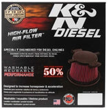 K&N 07 Dodge Ram 2500/3500 6.7L-L6 DSL Drop In Air Filter