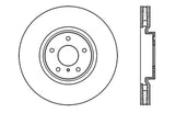 StopTech 08-13 Infiniti G37 Cryo SportStop Drilled Left Front Rotor